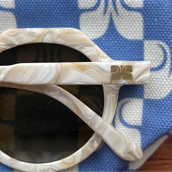 Freda Salvador Cream Sunglasses - Picture 6 of 12